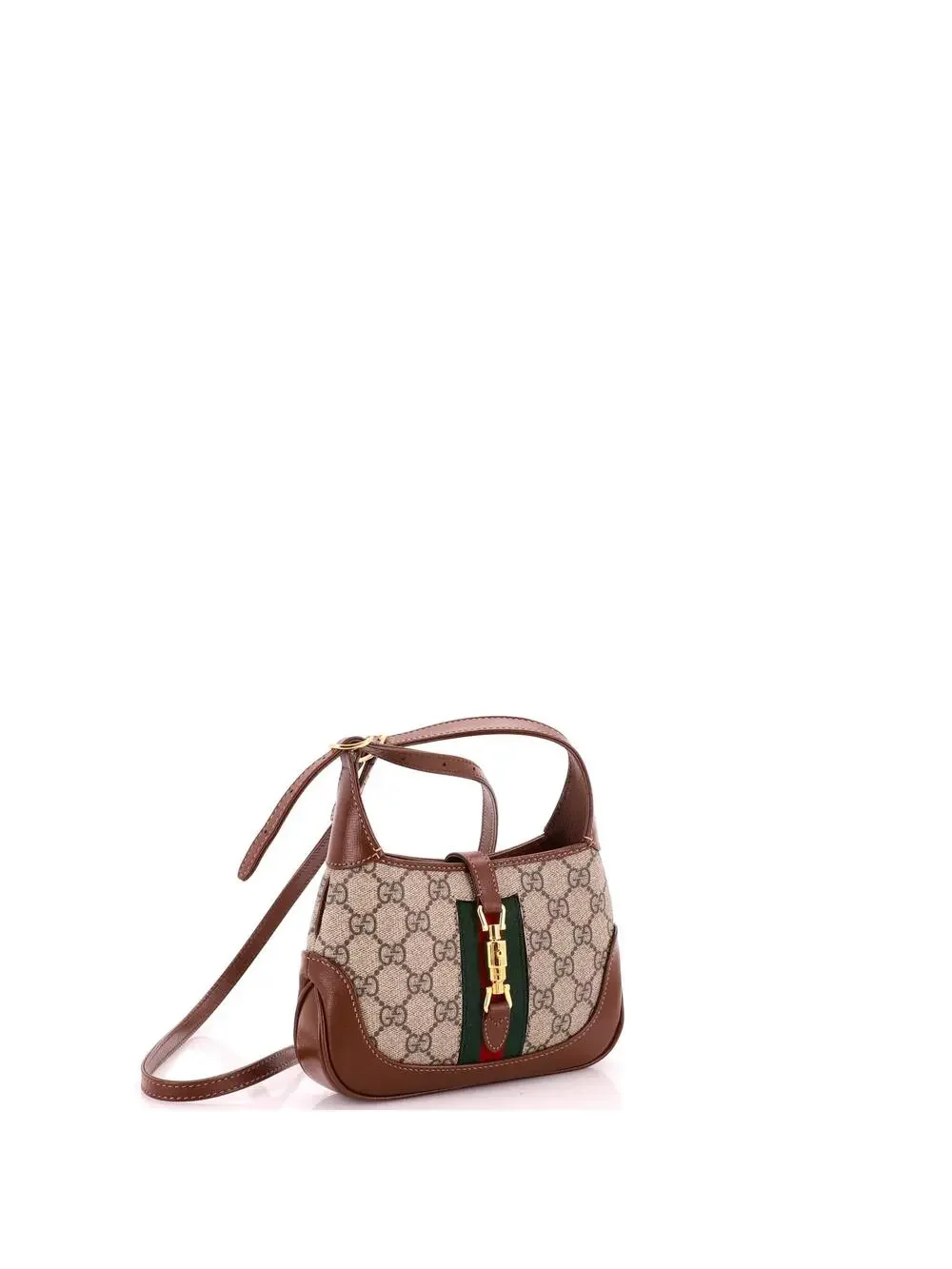 Gucci Jackie Hobo Gg Coated Canvas Mini #331565G15B